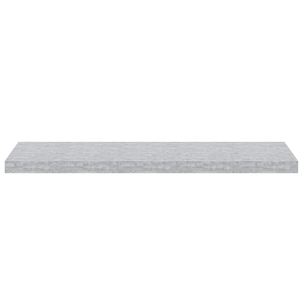 svævehylder 2 stk. 90x23,5x3,8 cm MDF betongrå