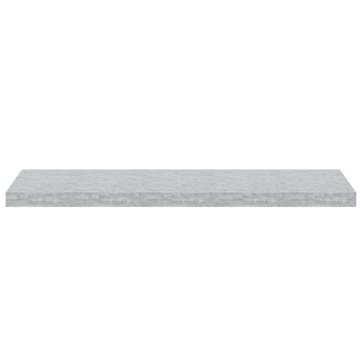 svævehylder 2 stk. 90x23,5x3,8 cm MDF betongrå