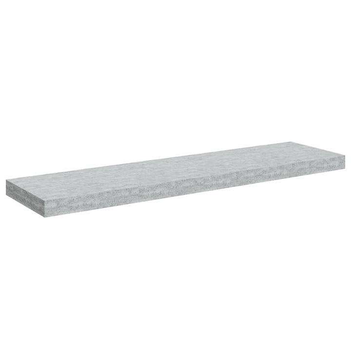 svævehylder 4 stk. 90x23,5x3,8 cm MDF betongrå