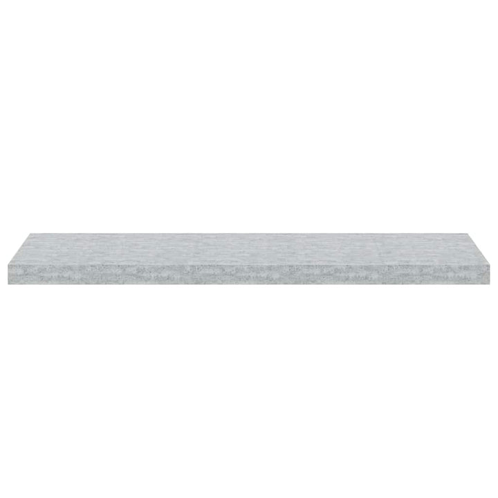 svævehylder 4 stk. 90x23,5x3,8 cm MDF betongrå