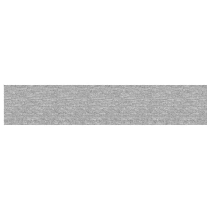 væghylder 2 stk. 120x23,5x3,8 cm MDF betongrå