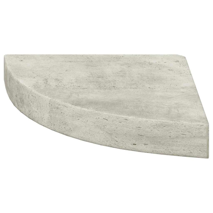 hjørnehylder 4 stk. 25x25x3,8 cm MDF betongrå