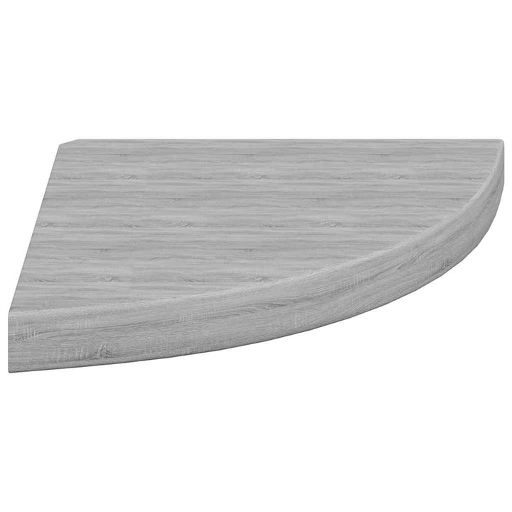 hjørnehylder 4 stk. 35x35x3,8 cm MDF betongrå