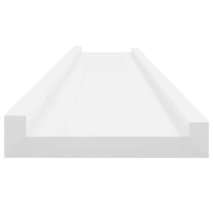 væghylder 2 stk. 100x9x3 cm hvid
