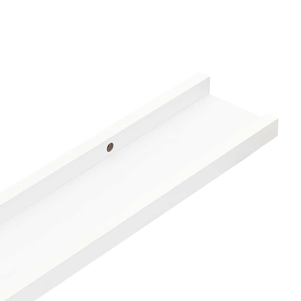 væghylder 4 stk. 40x9x3 cm hvid