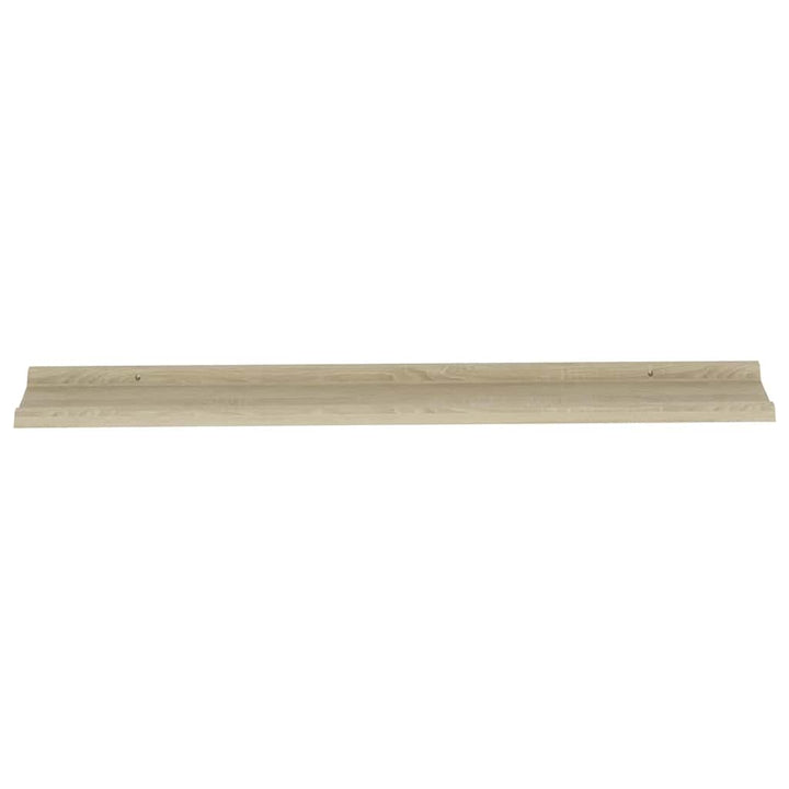 væghylder 4 stk. 115x9x3 cm sonoma-eg