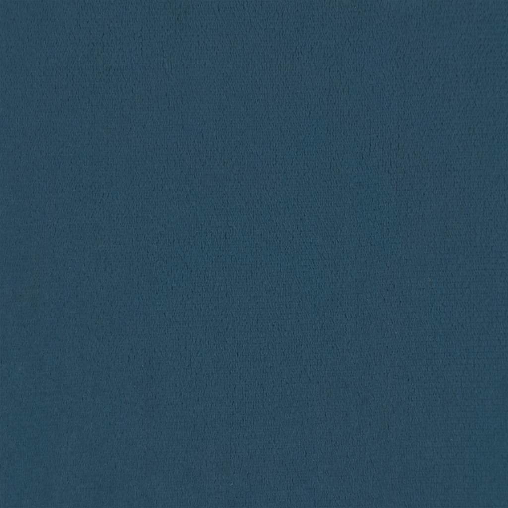 lænestol fløjl blå