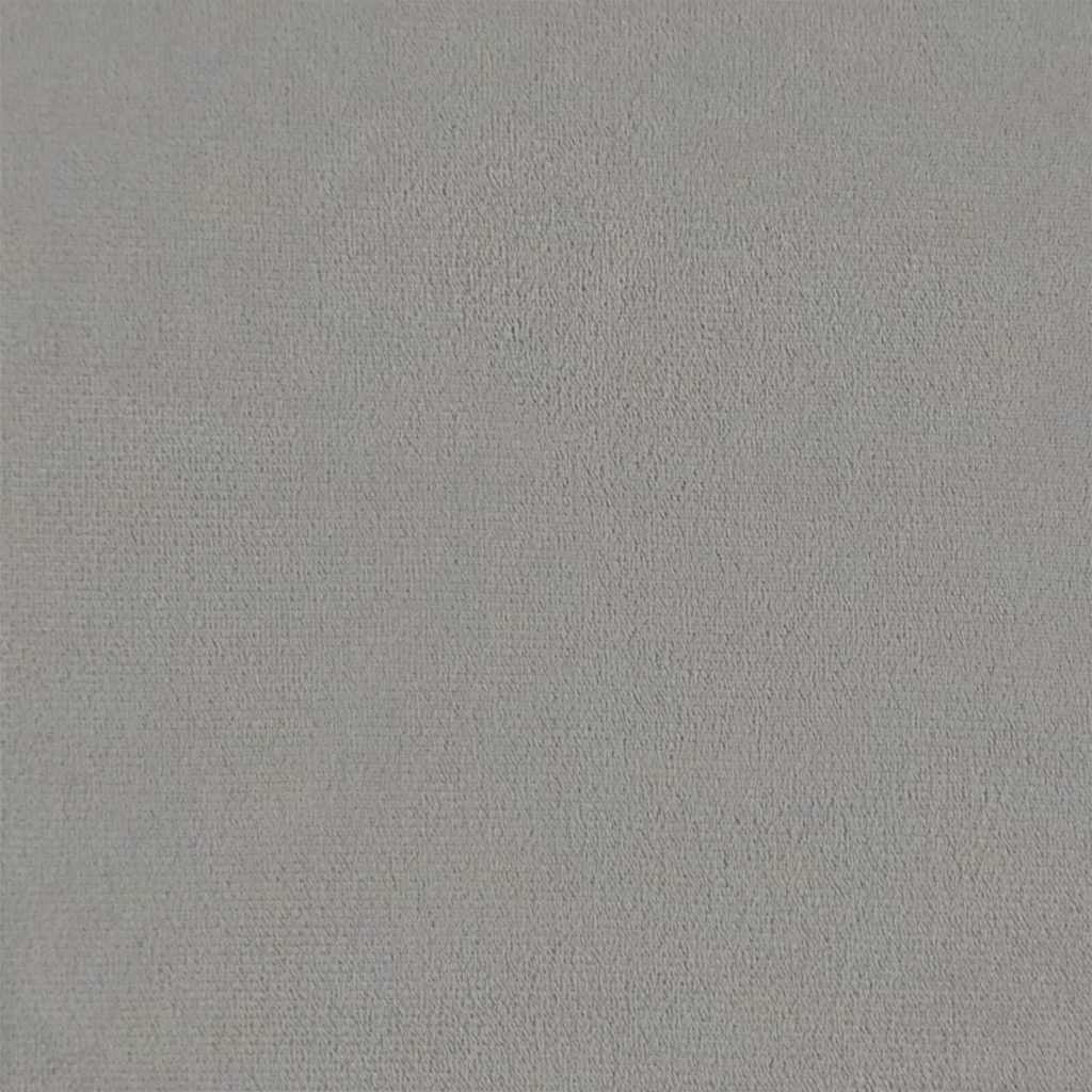 lænestol med fodskammel fløjl lysegrå