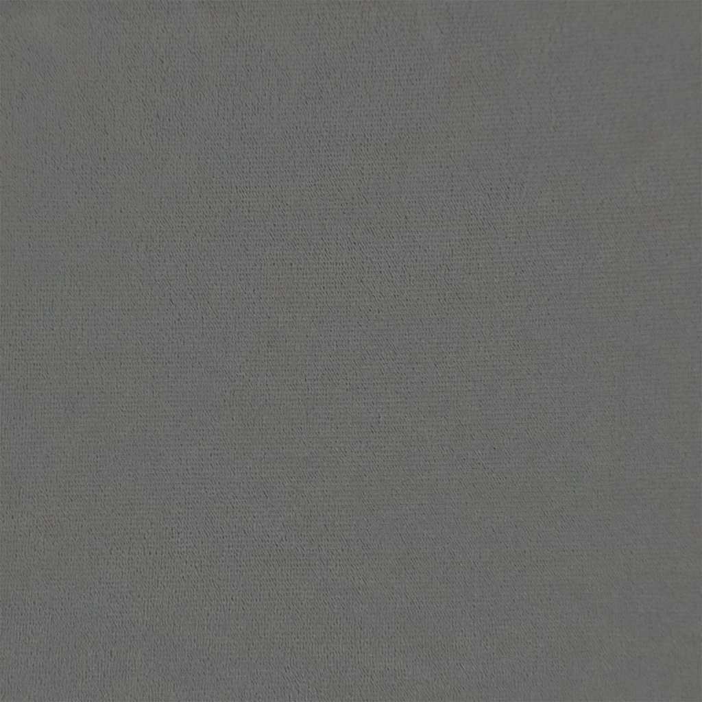 lænestol med fodskammel fløjl mørkegrå