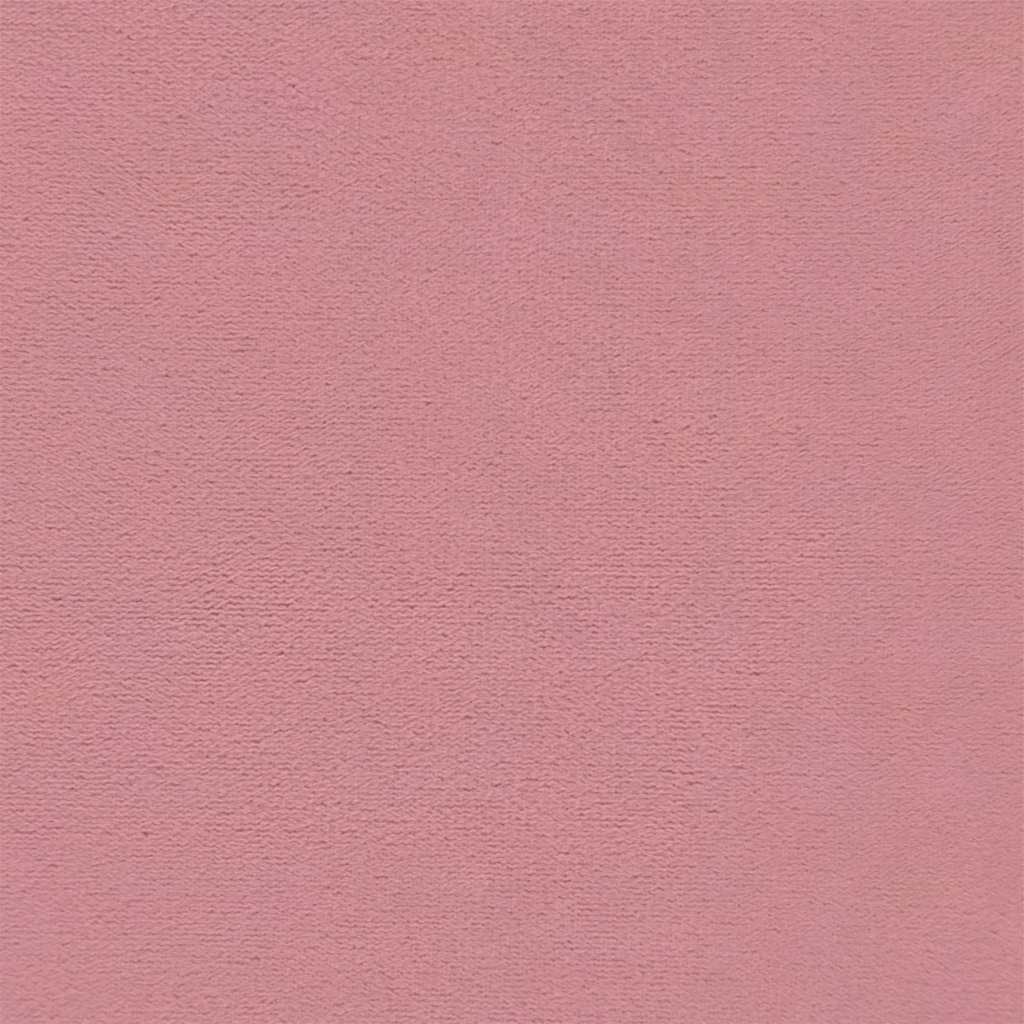 lænestol med fodskammel fløjl lyserød