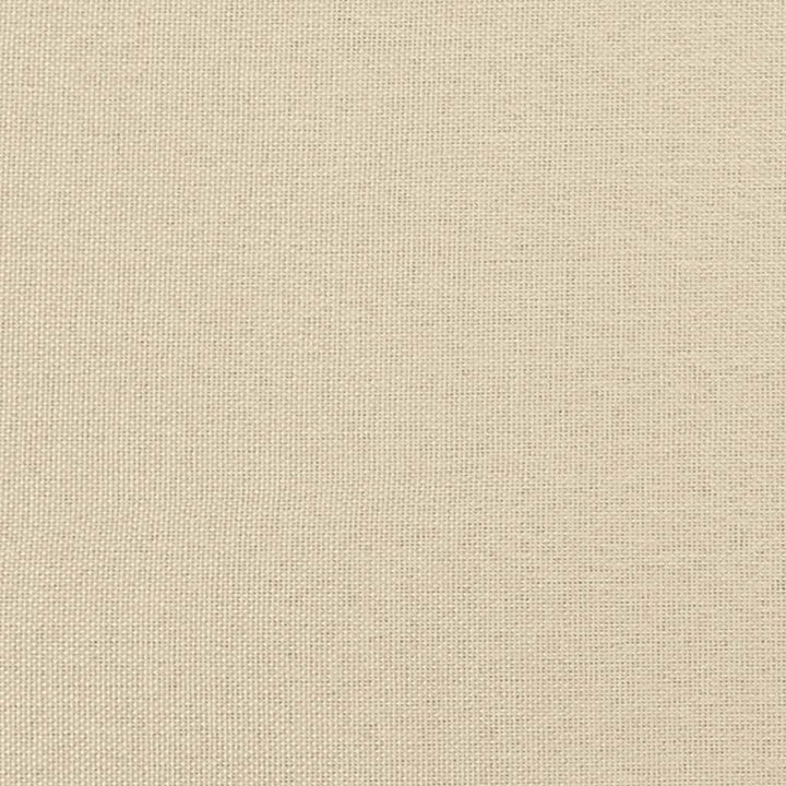 lænestol med skammel stof cremefarvet