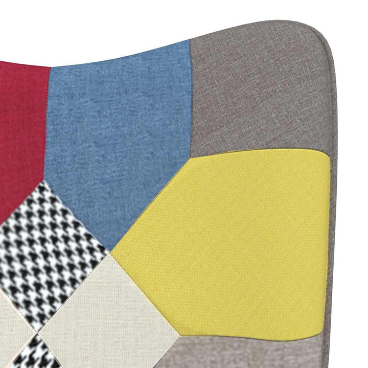 lænestol stof patchwork