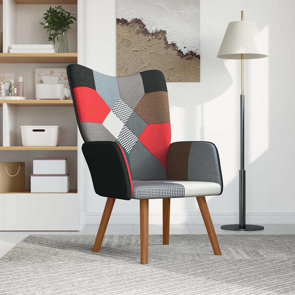 lænestol stof patchwork