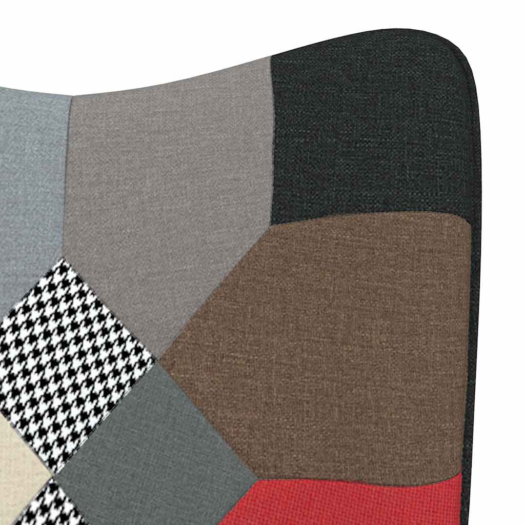 gyngestol med patchworkstof