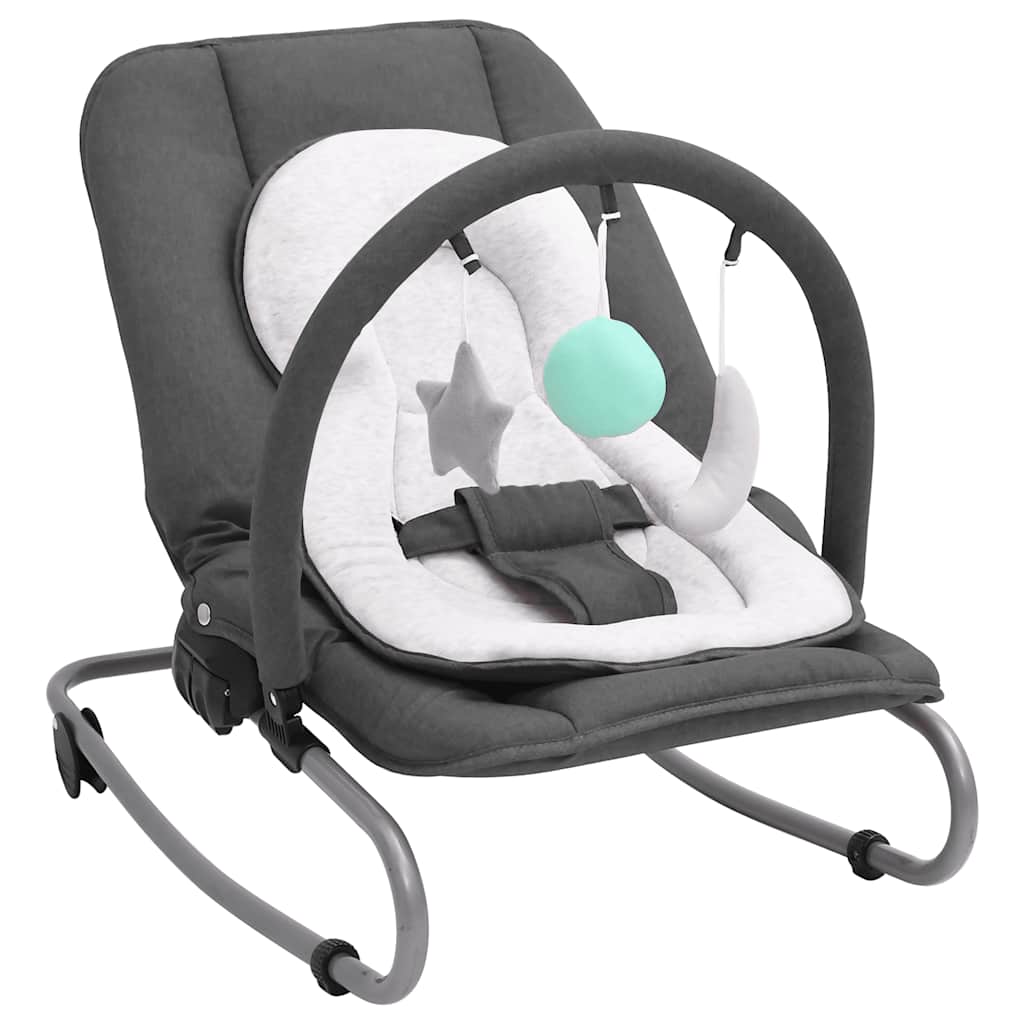 skråstol til baby stål antracitgrå