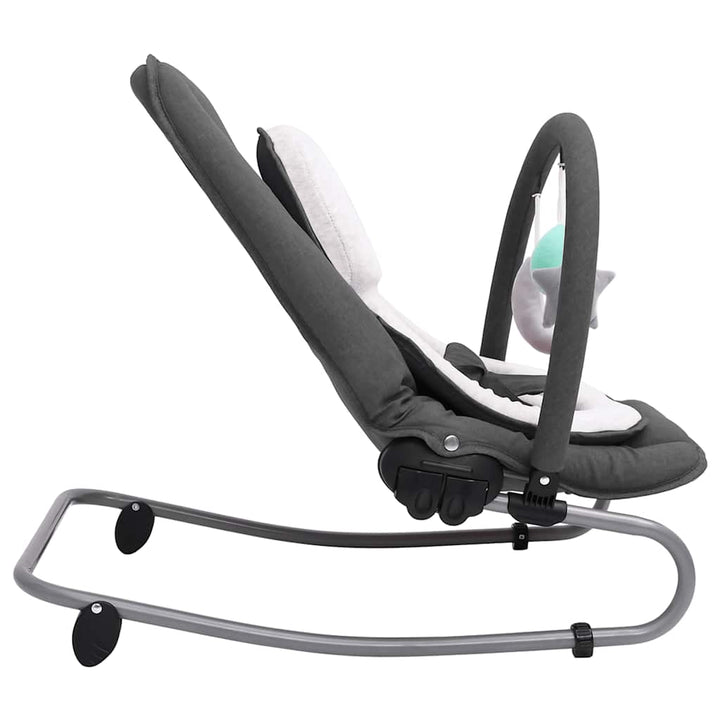 skråstol til baby stål antracitgrå