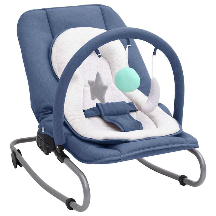 skråstol til baby stål marineblå
