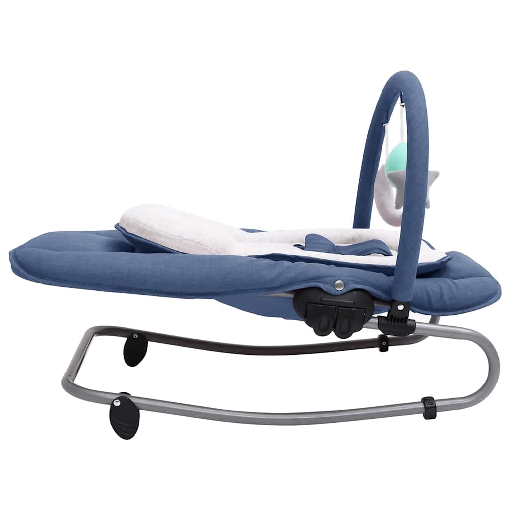 skråstol til baby stål marineblå