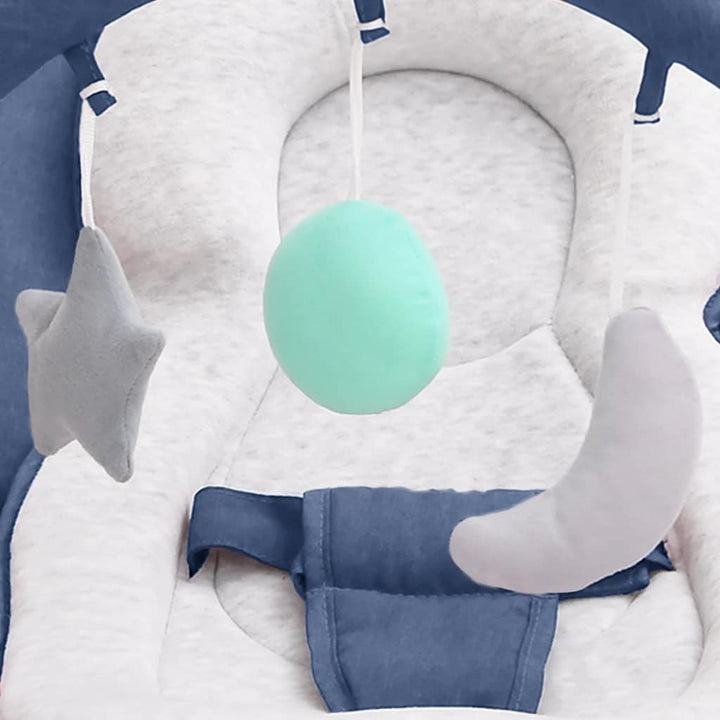 skråstol til baby stål marineblå