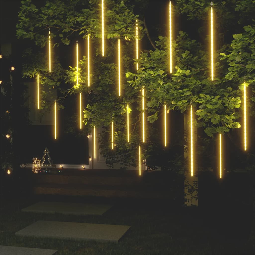meteorlys 20 stk. 50 cm 720 LED'er indendørs/udendørs varm hvid