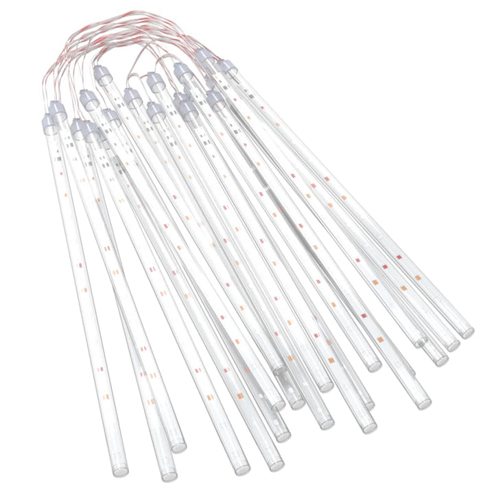 lyskæde meteorregn 20 stk. 30 cm 480 LED'er farverigt lys