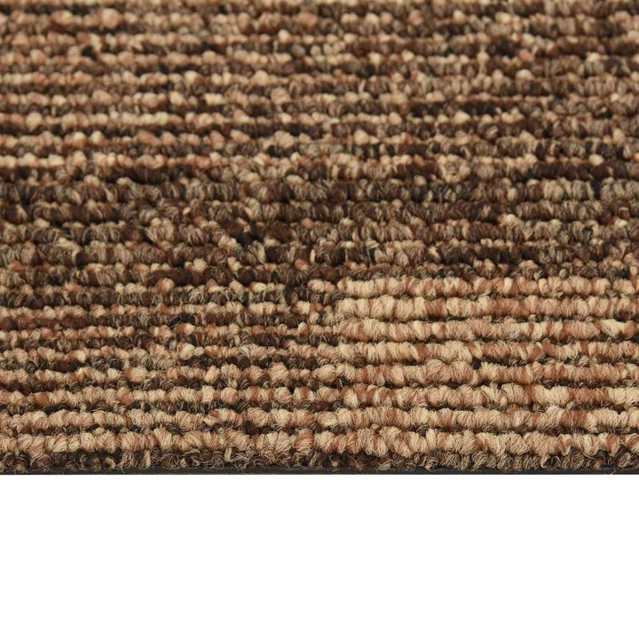 Gulvtæppe 20 pcs Brun 50 x 50 cm PP