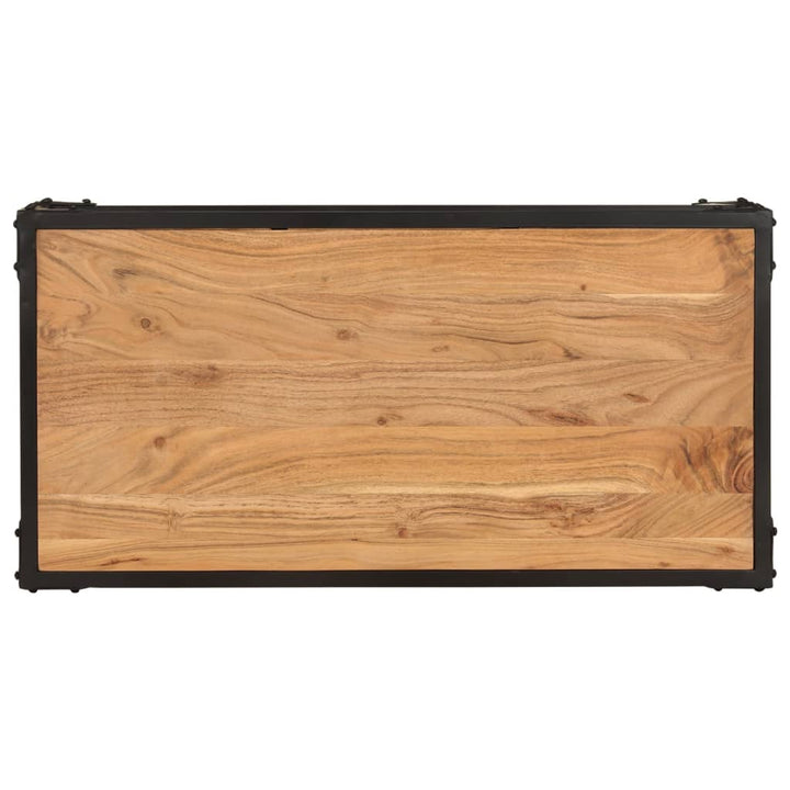 sofabord 90x45x35 cm massivt akacietræ