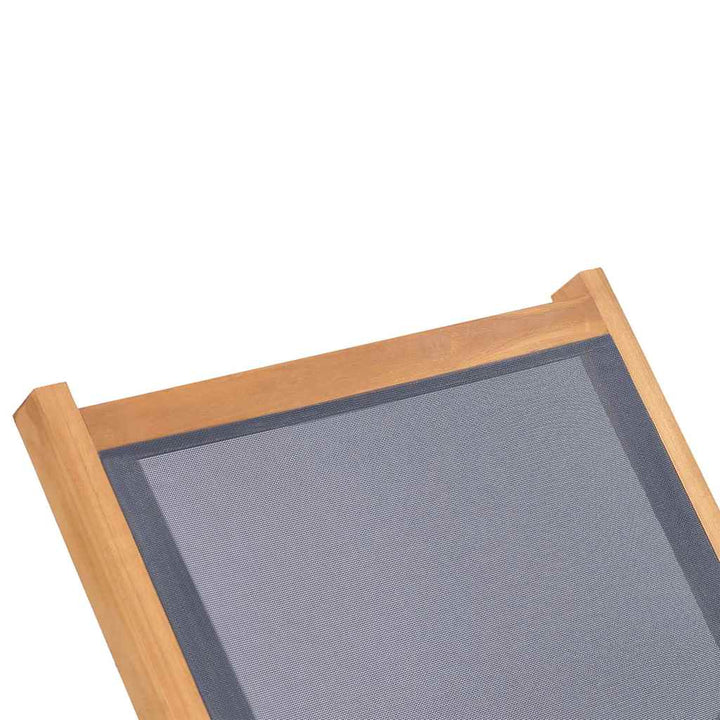 foldbare liggestole m. hjul 2 stk. massivt teaktræ og textilene