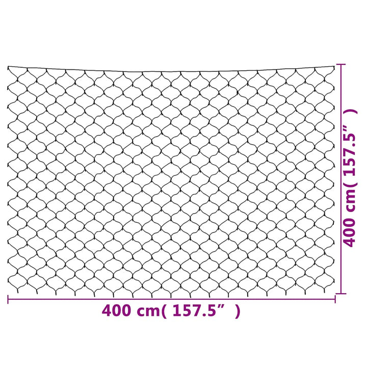 lysnet 4x4 m 544 LED'er inde/ude varmt hvidt lys