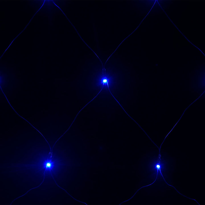 lysnet 4x4 m 544 LED'er inde/ude blåt lys