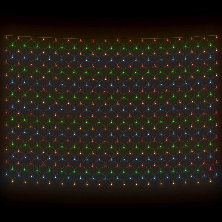 lysnet 4x4 m 544 LED'er inde/ude flerfarvet lys