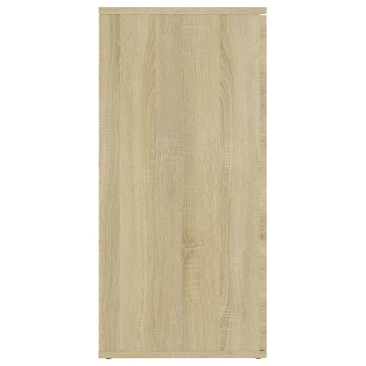 skænk 160x36x75 cm konstrueret træ sonoma-eg
