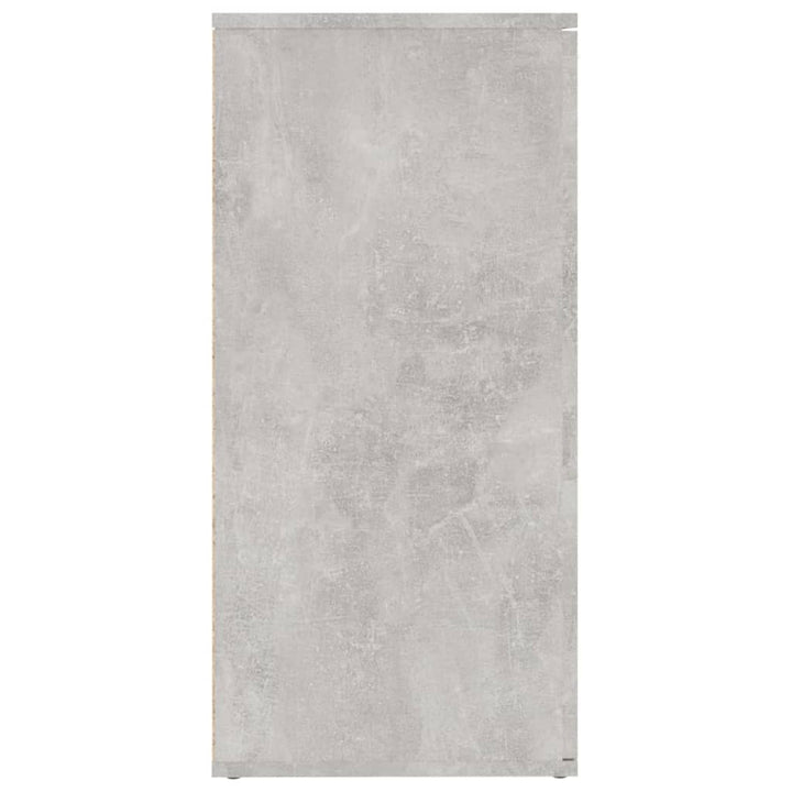 skænk 160x36x75 cm konstrueret træ betongrå