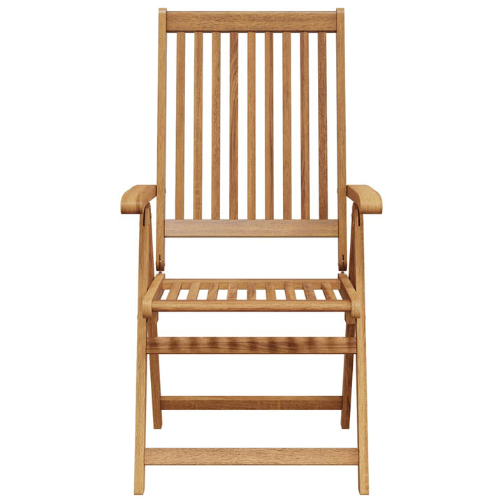 foldbare havestole 8 stk. massivt akacietræ
