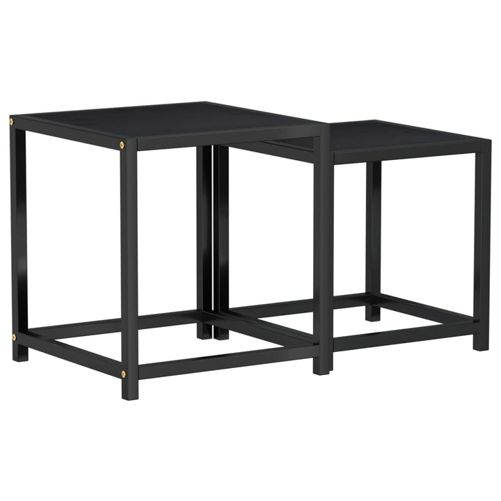 sideborde 2 stk. MDF sort