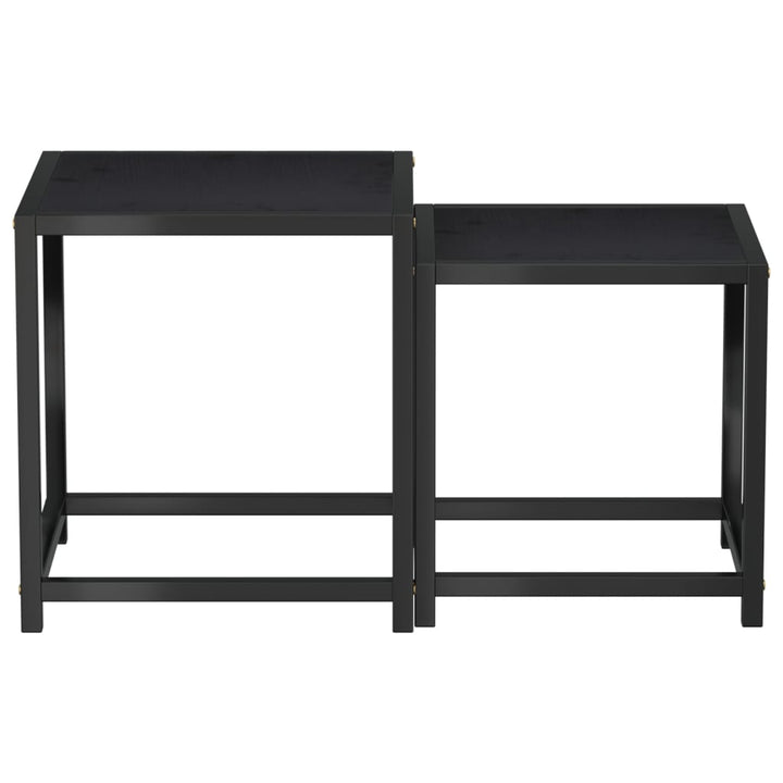 sideborde 2 stk. MDF sort