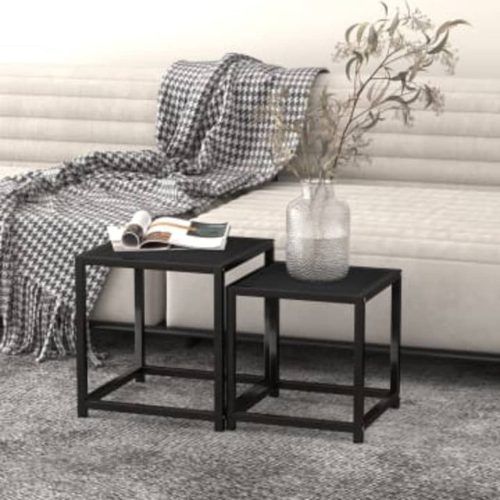 sideborde 2 stk. MDF sort