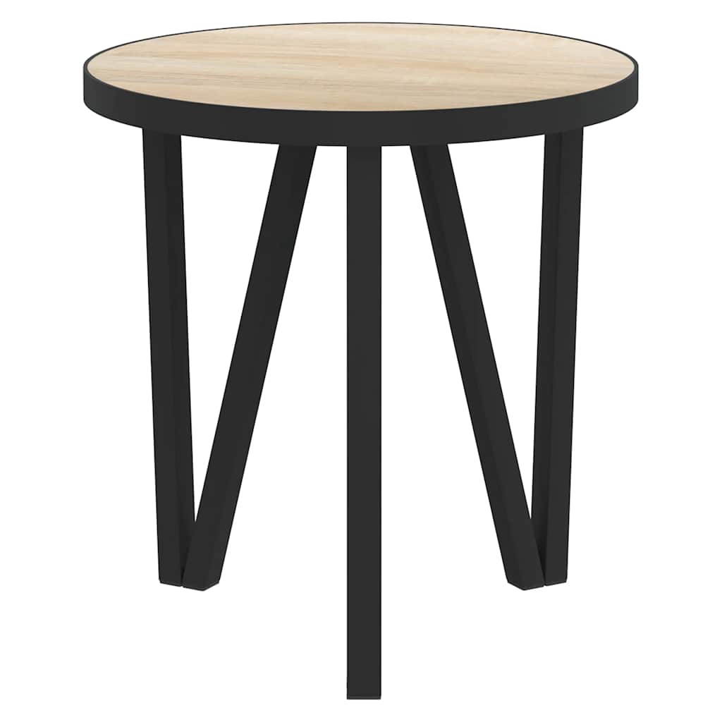 sidebord Ø35 cm MDF sonoma-eg