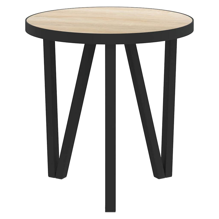 sidebord Ø35 cm MDF sonoma-eg