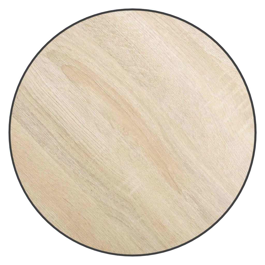 sidebord Ø35 cm MDF sonoma-eg