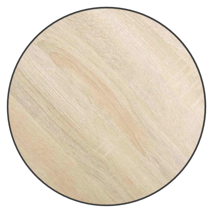 sidebord Ø35 cm MDF sonoma-eg