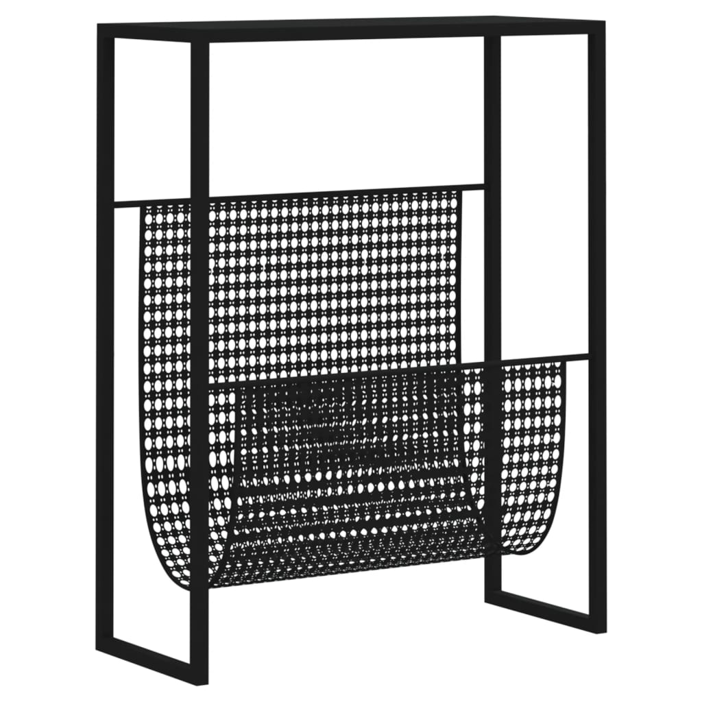 magasinholder 35x15x45 cm stål sort
