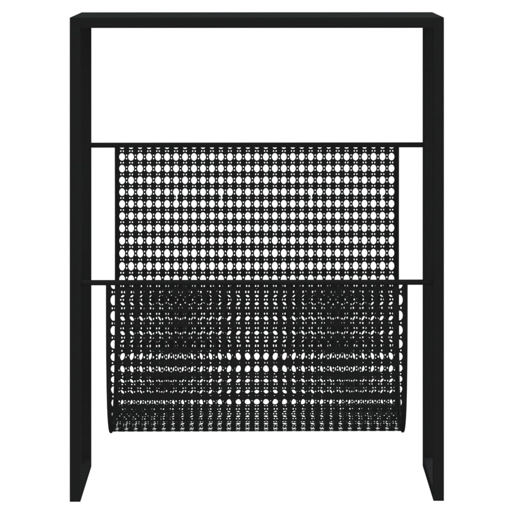 magasinholder 35x15x45 cm stål sort
