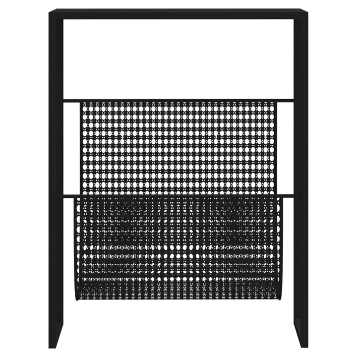 magasinholder 35x15x45 cm stål sort