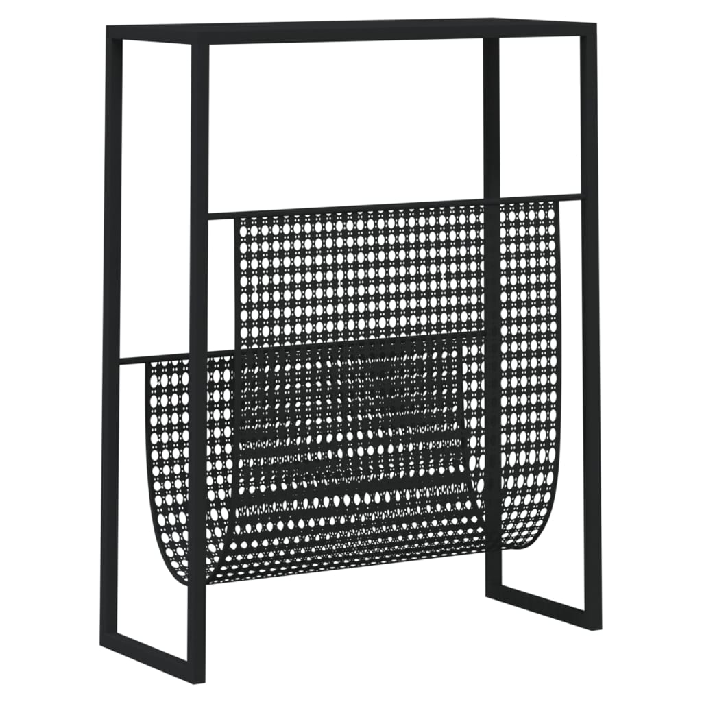magasinholder 35x15x45 cm stål sort