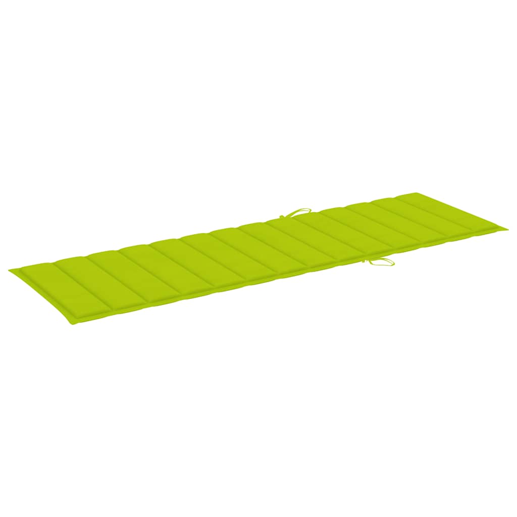 liggestole 2 stk. med hynder massivt akacietræ