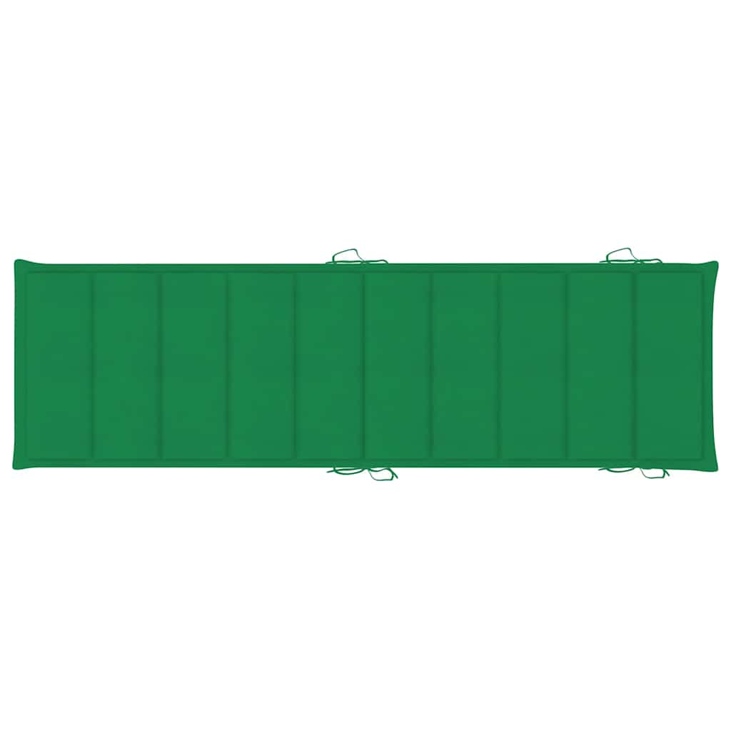 liggestole 2 stk. med hynder massivt akacietræ