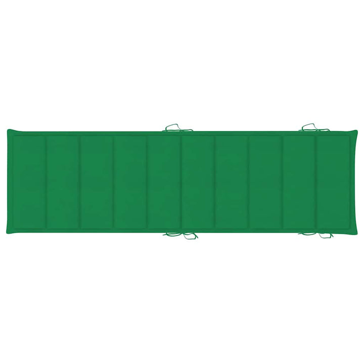 liggestole 2 stk. med hynder massivt akacietræ