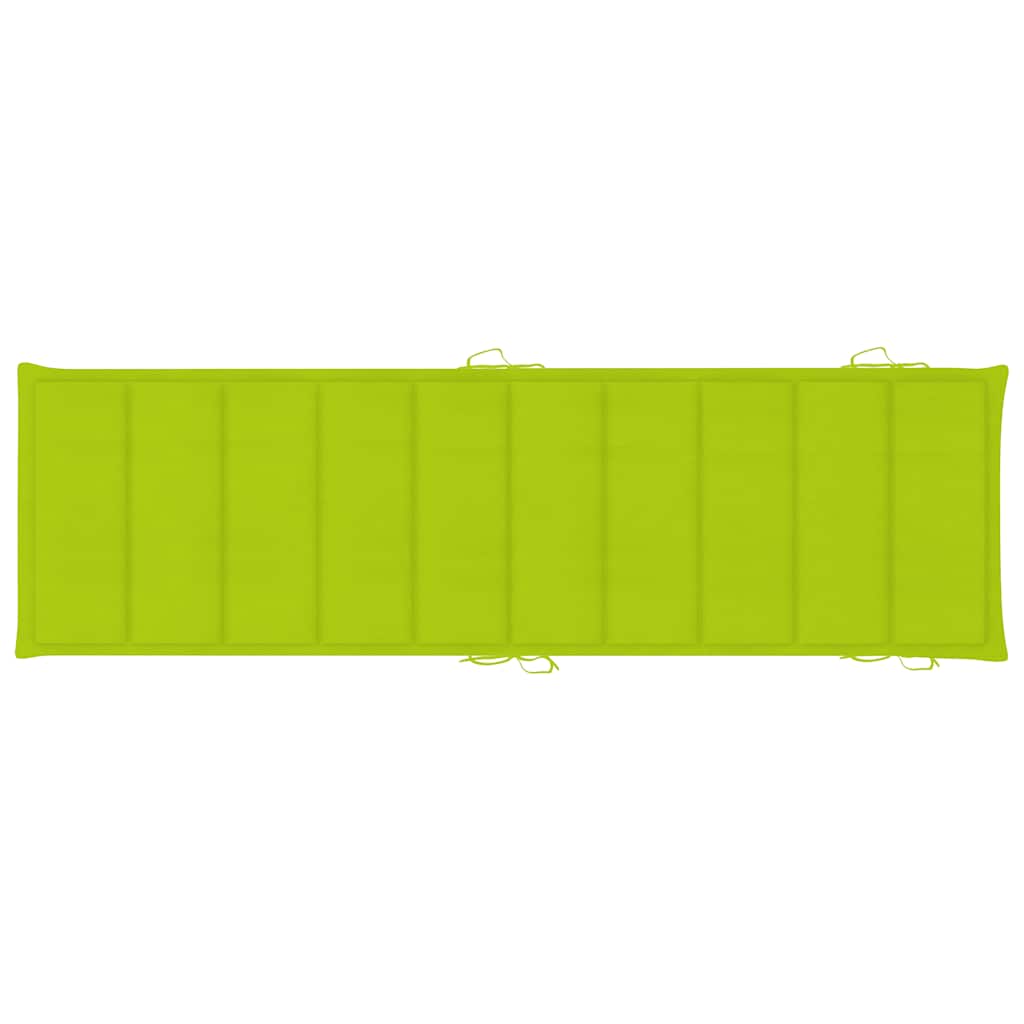 liggestole 2 stk. med hynder massivt akacietræ