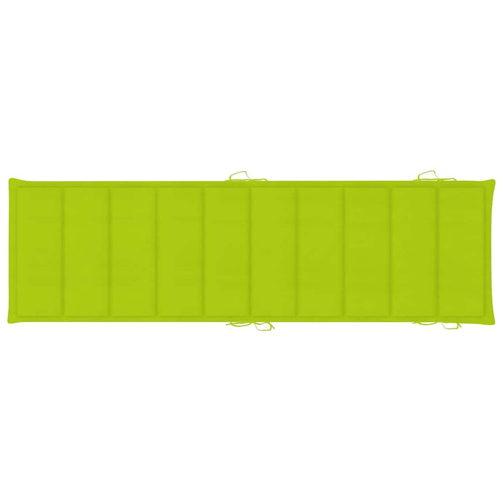 liggestole 2 stk. med hynder massivt akacietræ